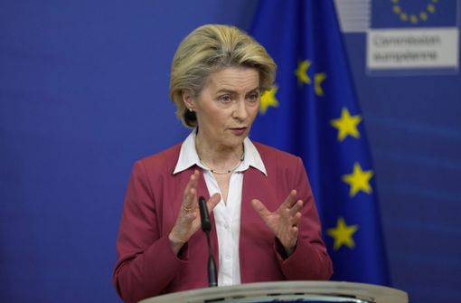 Ursula von der Leyen (CDU), Präsidentin der Europäischen Kommission, bringt Sanktionen gegen Ungarn auf den Weg. (Archivbild) Foto: dpa/Virginia Mayo