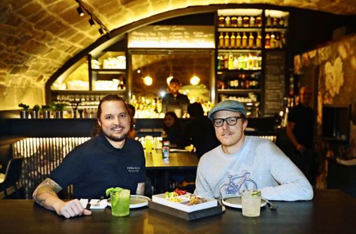 Valentin Schlienz (links) und Axel Schenke haben jetzt auch ein Restaurant. Foto: /Horst Rudel