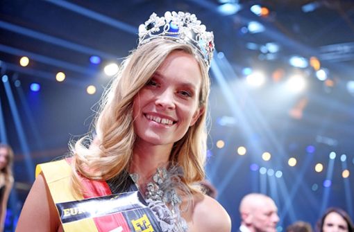 Miss Germany Nadine Berneis engagiert sich für Frauen. Foto: Uli Deck/dpa