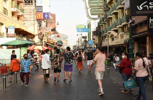 Das Backpacking-Viertel Khaosan Road in Bangkok wurde von den Besuchern besonders schlecht bewertet Foto: Imago/Pacific Press Agency/Teera Noisakran