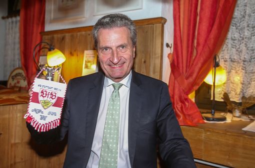 Günther Oettinger hat dem VfB Hilfe angeboten. Foto: Pressefoto Baumann