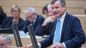 Hans-Ulrich Rülke, Vorsitzender der FDP-Fraktion im Landtag von Baden-Württemberg, möchte eine mögliche Wahlrechtsreform voranbringen. Foto: dpa