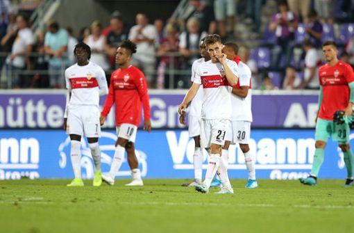 Der VfB Stuttgart spielte beim FC Erzgebirge Aue nur 0:0. Foto: Pressefoto Baumann