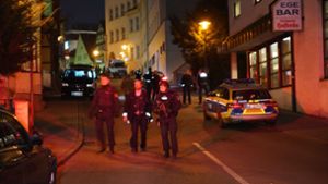 Nach einer Messerstecherei war am 8. Februar vergangenen Jahres ein großes Polizeiaufgebot in Nürtingen im Einsatz. Foto: SDMG// Kohls