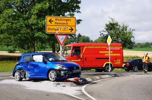 Der Unfall ereignete sich in Ludwigsburg. Foto: SDMG/SDMG / Hemmann
