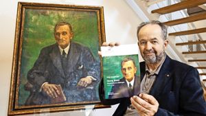 Georg Kraut (links) und sein Biograf Peter Conzelmann Foto: factum/Granville