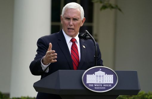 Mike Pence will US-Präsident werden. Foto: dpa/Evan Vucci