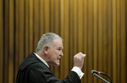 Oscar Pistorius Verteidiger Barry Roux  Foto: MEDIA 24 / POOL