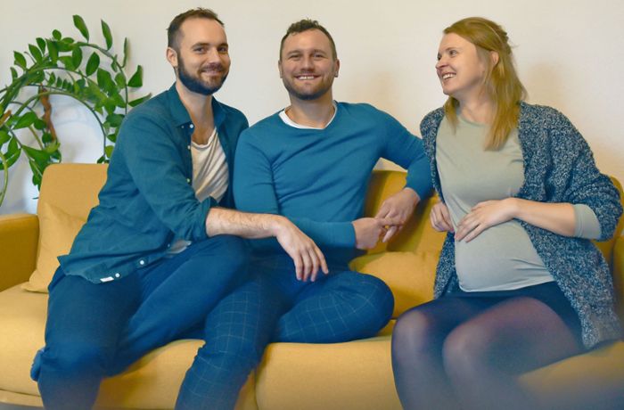 Drei Eltern für ein Kind in Stuttgart: Ein schwules Paar und eine Frau bekommen Nachwuchs