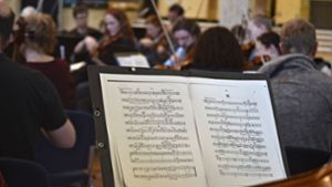 Die Süddeutsche Philharmonie Esslingen bei einer Probe Foto: Johannes M. Fischer