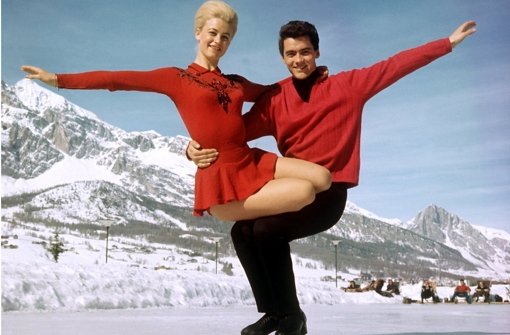 Das waren noch Zeiten: Marika Kilius und Hans-Jürgen Bäumler waren in den 60er Jahren das Eiskunstlauf-Traumpaar und begeisterten ein Millionen-Publikum Foto: dpa