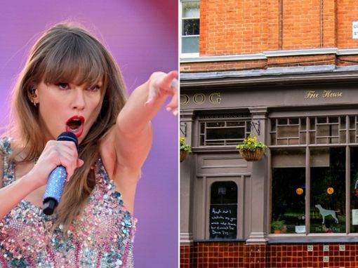 Ein kleiner Pub in London wird derzeit von Taylor Swifts Fans überströmt. Foto: imago/AAP / ddp