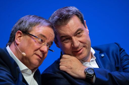 Armin Laschet oder Markus Söder werden die Union in die Bundestagswahl führen. Foto: dpa/Guido Kirchner