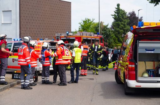 Bei einem Brand in Baltmannsweiler fanden die Einsatzkräfte einen Toten in einem brennenden Auto. Foto: 7aktuell.de/Enrique Kaczor