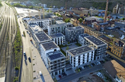 Die Neue Weststadt gilt  als Klimaquartier. Foto: Maximilian Kamps/Agentur Blumberg