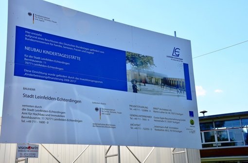 Mit Unterstützung aus Berlin werden in L.-E. bereits mehrere Kita-Projekte realisiert.  Für den Waldhorn-Neubau gibt es jedoch keinen Zuschuss mehr. Foto: Norbert J. Leven