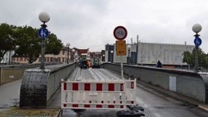 Bis 18. September sollen die Arbeiten auf der Wilhelmsbrücke dauern. Foto:  