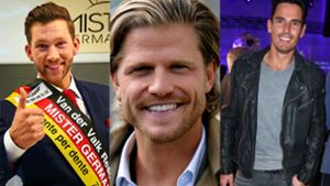 Oliver Sanne, Paul Janke und Jan Kralitschka suchten als „Bachelor“ die große Liebe. Foto: dpa/2014 Getty Images