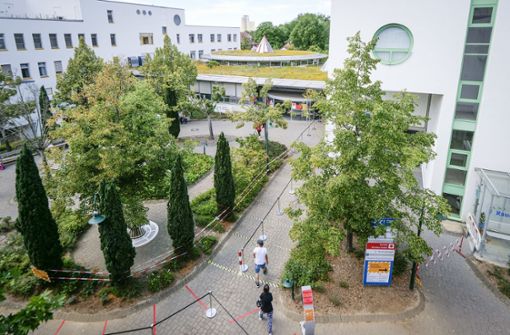 Am Klinikum in Ludwigsburg wird am Mittwoch gestreikt. Foto: factum/Simon Granville