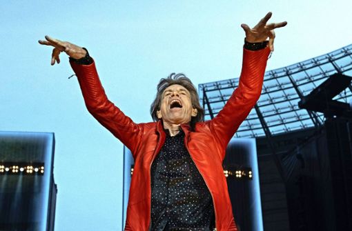 Mick Jagger bei seinem Auftritt  am vergangenen Freitag  im Berliner Olympiastadion. Foto: dpa