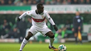 Chadrac Akolo dürfte beim VfB im Spiel bei 1899 Hoffenheim in die Startelf zurückkehren. Foto: Baumann
