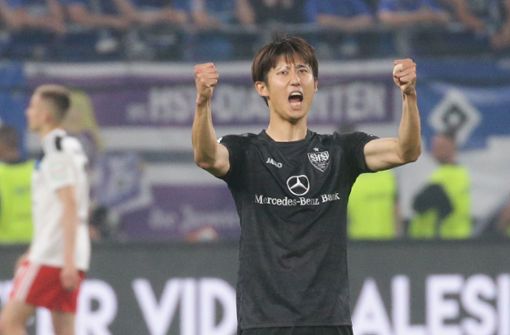 Hiroki Ito (re.) zählt beim VfB zu den Leistungsträgern. Foto: Pressefoto Baumann/Hansjürgen Britsch