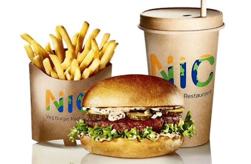 Ein Menü bei Nic ist für 8,90 Euro zu haben. Foto: NIC veg Burger Restaurant/cf