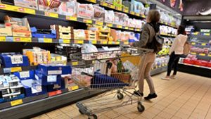 Angesichts der hohen Inflation greifen Verbraucher statt zu Markenartikeln öfters zu preisgünstigeren Eigenmarken der Handelsketten. Foto: Imago/Rolf Pos/ss