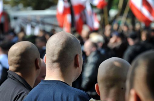 In Baden-Württemberg ist die Zahl der Rechtsextremisten spürbar gestiegen. (Symbolbild) Foto: dpa/Bernd Thissen