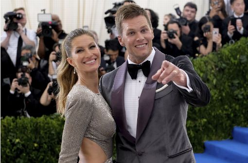 Glamour pur: Tom Brady mit Supermodel-Gattin Gisele Bündchen (bei der Met-Gala) Foto:  