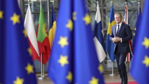 Die Staats- und Regierungschefs der EU-Mitgliedstaaten eine Entscheidung zur Verlängerung der Wirtschaftssanktionen gegen Russland getroffen, wie der Präsident des Europäischen Rates, Donald Tusk, mitteilte. Foto: AP