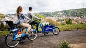 An derzeit 255 Stationen in und um Stuttgart  können mehr als 1700 Fahrräder verschiedenster Art ausgeliehen werden. Foto: DB Connect/Fabian Freitag