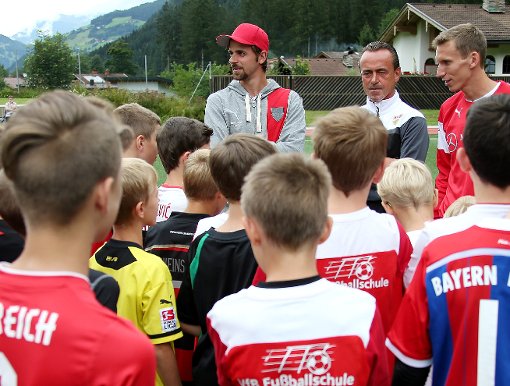 Der VfB Stuttgart im Trainingslager in Mayrhofen. Foto: Pressefoto Baumann