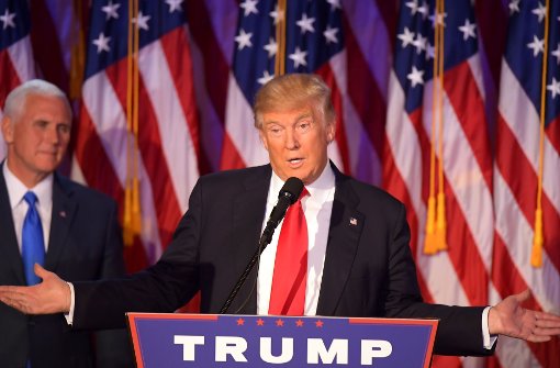 Donald Trump wird Präsident der USA. Foto: AFP