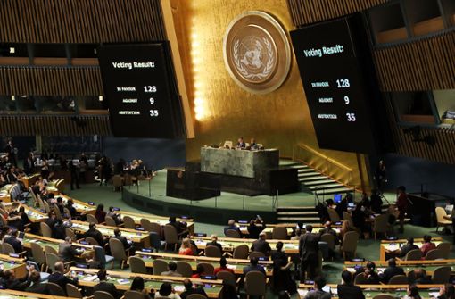 Die UN hat Donald Trumps Entscheidung verurteilt. Foto: Getty Images