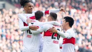 Der VfB Stuttgart hat gegen Erzgebirge Aue 3:0 gewonnen. Unsere Redaktion hat die Leistungen der einzelnen VfB-Akteure wie folgt bewertet. Foto: dpa/Tom Weller