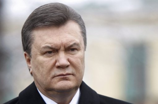 Der frühere ukrainische Präsident Viktor Janukowitsch Foto: epa