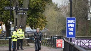 Der Ex-Doppelagent Skripal und seine Tochter waren bewusstlos auf einer Parkbank in Salisbury gefunden worden. Foto: PA Wire