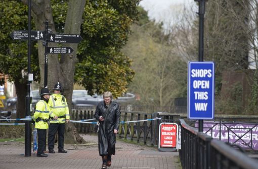 Der Ex-Doppelagent Skripal und seine Tochter waren bewusstlos auf einer Parkbank in Salisbury gefunden worden. Foto: PA Wire