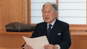 Der japanische Kaiser Akihito hat sich per Videobotschaft an seine Untertanen gewandt. Foto: IMPERIAL HOUSEHOLD AGENCY