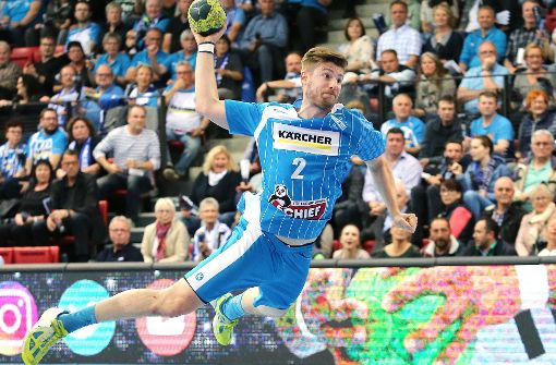 Tobias Schimmelbauer will mit den Handballern des TVB Stuttgart auch gegen die Füchse Berlin abheben. Foto: Baumann