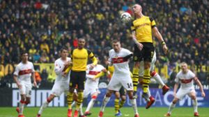 Dass der VfB in Dortmund mit Mann und Maus verteidigt hat, da hat nicht jedem gefallen. Foto: Getty