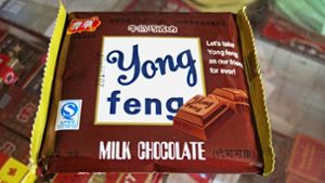 In China lässt sich quadratische Schokoladen-Konkurrenz  schon heute finden. Foto: Gottschalk