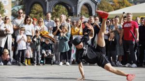 Floor Legendz sind mit ihren Breakdance-Auftritten wieder mit dabei. Foto: Lichtgut/Julian Rettig