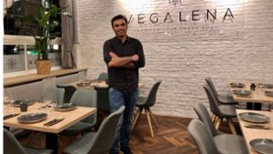 Alles neu: Necati Aydin hat das Lokal komplett renoviert für sein zweites Restaurant  Vegalena. Foto: /Kathrin Haasis