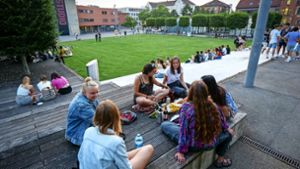 So friedlich geht es an den meisten Abenden auf dem Ludwigsburger Akademiehof zu... Foto: Simon Granville/Simon Granville