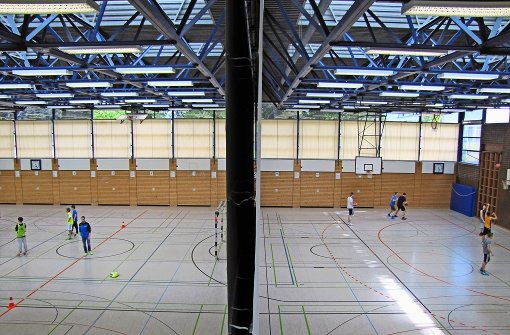 Die neue Riedenberger Halle wird teilbar sein; das Foto zeigt die Sporthalle am Geschwister-Scholl-Gymnasium. Foto: Archiv Sägesser
