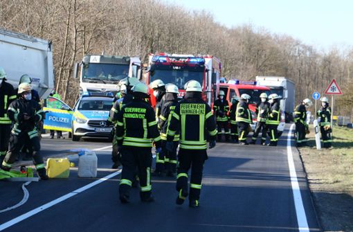 Der Unfall ereignete sich auf der B10 bei Vaihingen an der Enz. Foto: IMAGO/KS-Images.de/IMAGO/Karsten Schmalz