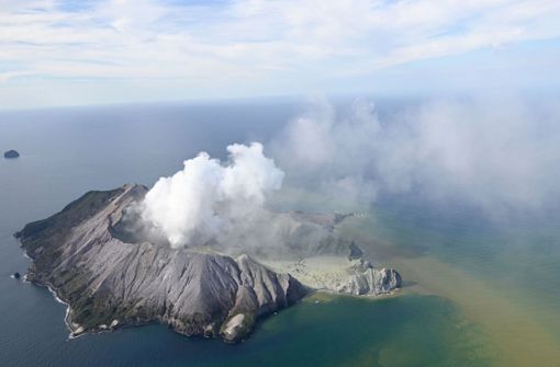 Gegen 14.11 Uhr Ortszeit brach der Vulkan auf der Insel White Island aus. Foto: dpa/George Novak