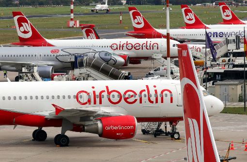 Wie geht es weiter mit den Beschäftigten bei Air Berlin? Foto: dpa
